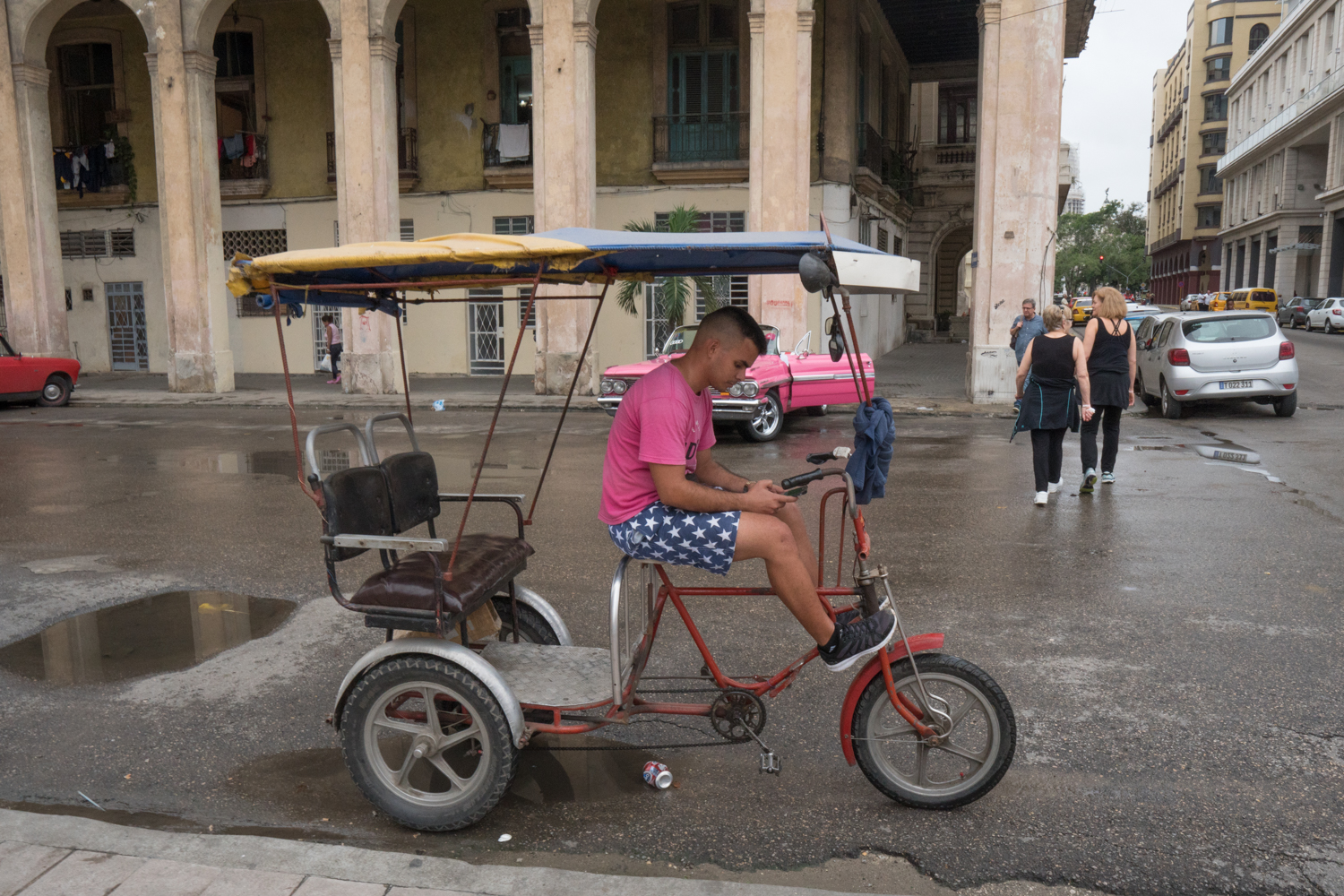 bicitaxis em Cuba
